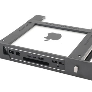 Apple Mac Mini 1 moulé par injection avec bouton marche/arrêt et bras arrière imprimés en 3D image 5