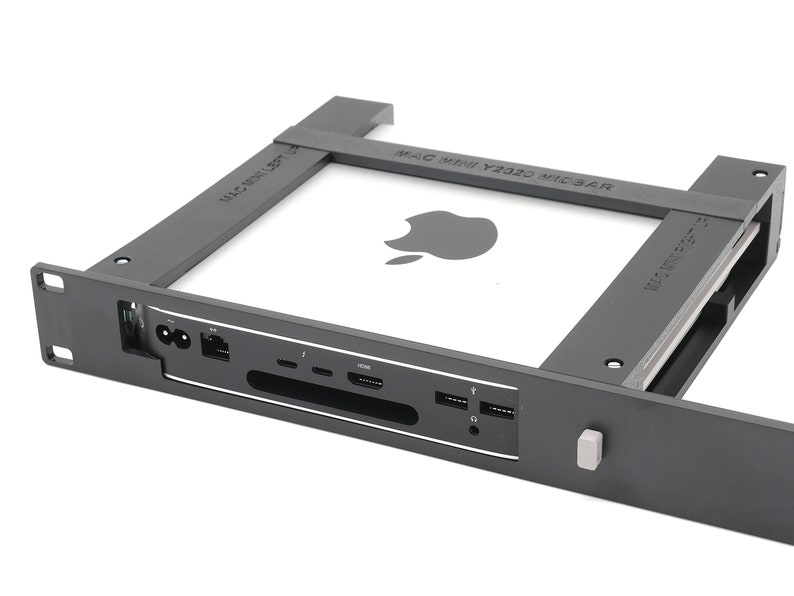 Apple Mac Mini 1 moulé par injection avec bouton marche/arrêt et bras arrière imprimés en 3D image 5