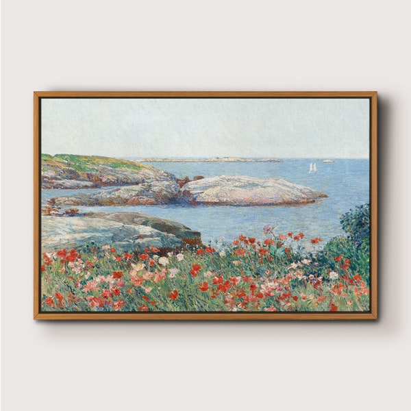 Frederick Childe Hassam Coastal Art Print: Vintage Nature Wall Decor