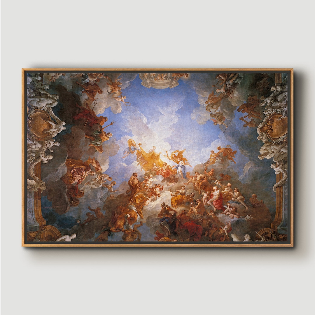 Apotheosis of Hercules Gallery Art Print: Framed Canvas Wall Decor - Etsy