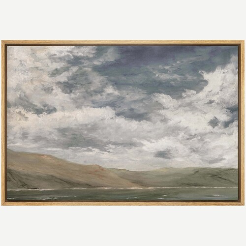 Easysuger Vintage Landscape Wall Art Nature Framed Large Etsy