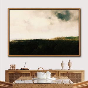 Framed Landscape Art Print: Minimalist Nature Gallery Wall Art