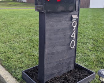 Modern Cedar Mailbox Build Plan - PDF How-To Guide