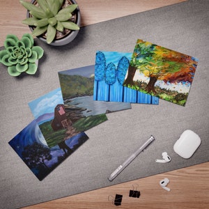 Grußkarten - Verschiedene Designs (5er-Pack)