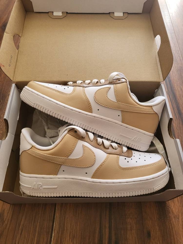 nike air force 1 beige tan earth neutral colors