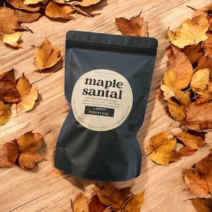 Maple Santal Carpet Freshener | Home Scents | Natural Cleaning Supplies | Environmentally Friendly | Compostable Packaging | Soothing scent