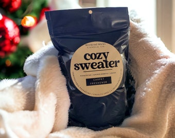 Cozy Sweater Weather Carpet Freshener | Fresh Scent | Natural Cleaning Supplies | Environmentally Friendly | Stocking Stuffer | Carpet fresh