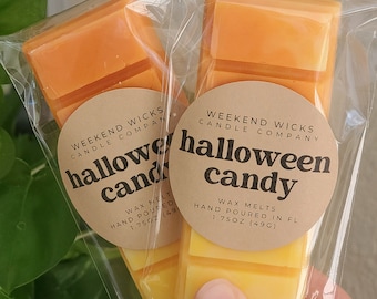 Halloween Candy Wax Melt | Sweet Wax Melt | Halloween Wax Melt | Fall Scent | Fall Wax Melt | Spooky Wax Melts | Mulled Orange Scent