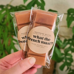 French Toast Scented Wax Melt: Cinnamon Maple Soy Wax