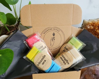 Mystery Wax Melt Bundle: 4 Natural Soy Wax Melts, Gift