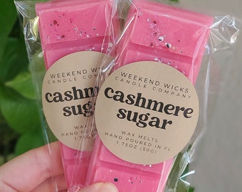 Cashmere Sugar Wax Melt | Bachelorette gift | Feminine Wax Melt | Girly Gift | Gift for her | Sugar Wax Melt | Jasmine Wax Melt | Sweet