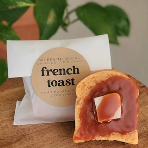 French Toast Wax Melt | Sweet Bakery Scent | Handmade Food Wax Melt | Cozy Bakery Fragrance | Perfect Gift for Her | Birthday Gift | Soy