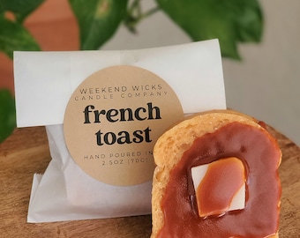 French Toast Wax Melt | Sweet Bakery Scent | Handmade Food Wax Melt | Cozy Bakery Fragrance | Perfect Gift for Her | Birthday Gift | Soy