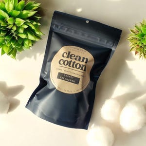 Clean Cotton Carpet Freshener | Clean Scented | Natural Cleaning Supplies | Environmentally Friendly | Compostable Bags | Carpet Freshener