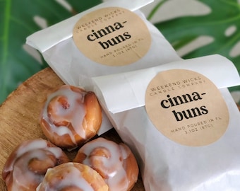 Cinnamon Bun Wax Melt | Food Wax Melt | Sweet Wax Melt | Fake Food | Bakery Wax Melt | Gift for her | Birthday Gift | Foodie Gift |