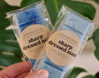 Woodsy Vanilla Soy Wax Melt: Cologne Scent, Vegan Friendly