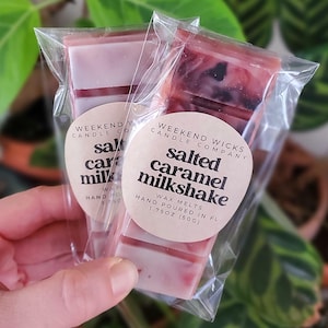 Salted Caramel Milkshake Wax Melt | Food Wax Melt | Bakery Wax Melt | Sweet Wax Melt | Gift for her | Fall Wax Melt | Small Gift