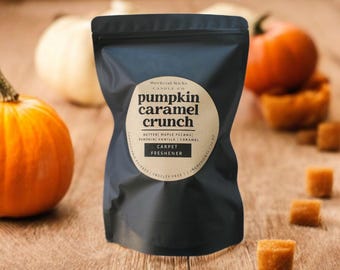 Pumpkin Caramel Crunch Carpet Freshener | Home Scents | Natural Cleaning Supplies | Environmentally Friendly | Compostable Packaging |