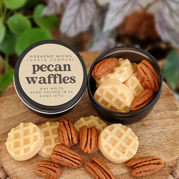 Pecan Waffle Wax Melts | Food Wax Melts | Waffle Wax Melts | Pumpkin Wax Melts | Foodie Gift | Bakery Scent | Stocking Stuffer