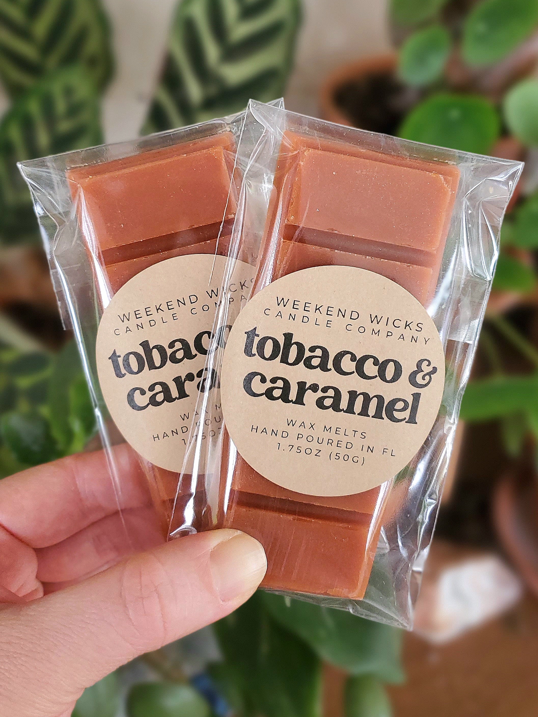 tobacco caramel Tobacco Caramel Soy Wax Melt: Earthy Spice Scent