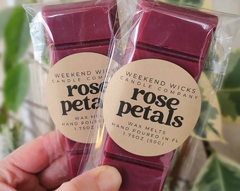 Rose Wax Melt | Floral Wax Melt | Feminine Wax Melt | Anniversary Gift | Gift for her | Sweet Wax Melt | Gift for mom | Bachelorette  gift