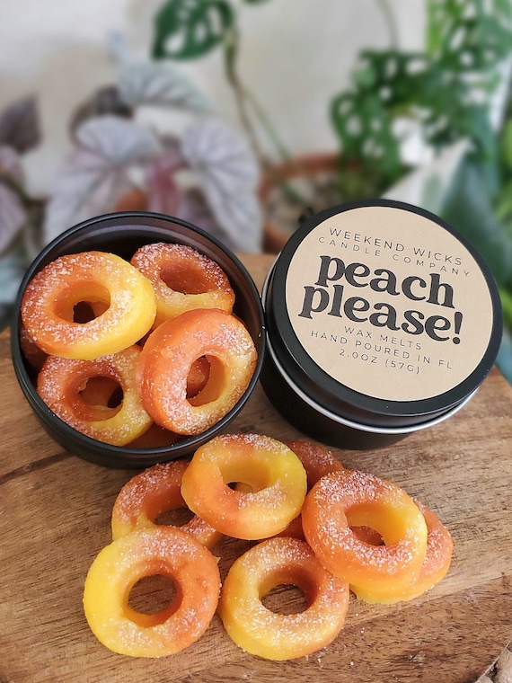 Peach Rings Wax Melts | Food Wax Melts | Candy Wax Melts | Birthday Wax  Melts | Foodie Gift | Stocking Stuffer| Birthday Gift | Gift for her