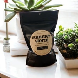 Fresh Scented Carpet Freshener | Summer Storm | Natural Cleaning Supplies | Environmentally Friendly | Compostable Bags | Carpet freshener