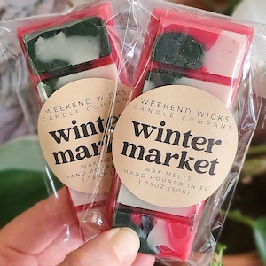 Winter Market Wax Melt | Spice Wax Melt | Christmas Wax Melt | Stocking Stuffer | Christmas Gift | Christmas Scent | Sweet Wax Melt