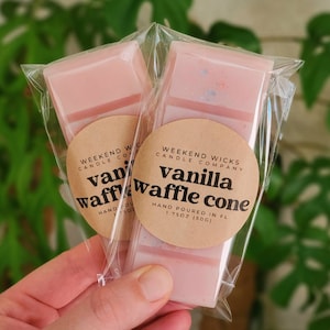Vanilla Waffle Cone Wax Melt | Sweet Wax Melt | Bakery Wax Melt | Gift For her | Foodie Gift |