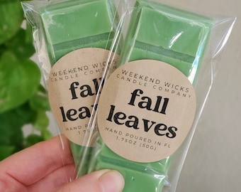 Fall Leaves Soy Wax Melt: Spiced Fruit, Earthy Musk