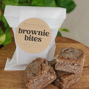 Brownie Bite Wax Melt | Food Wax Melt | Sweet Wax Melt | Fake Food | Bakery Wax Melt | Gift for her | Birthday Gift | Foodie Gift |