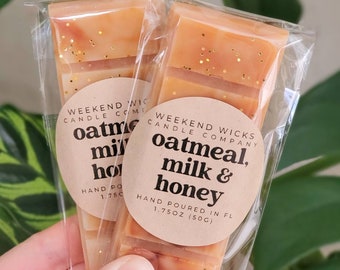 Oatmeal, Milk and Honey Wax Melt | Sweet Wax Melt | Gift for her |