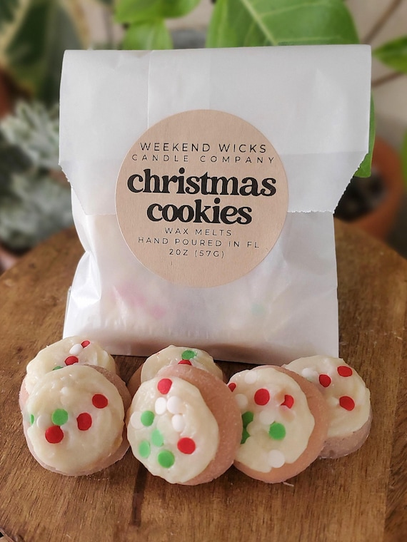 Christmas Cookies Wax Melts: Bakery Scented Soy Wax (2oz)