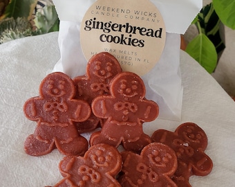 Galletas de jengibre con cera de soja: aroma de panadería, regalo gourmet
