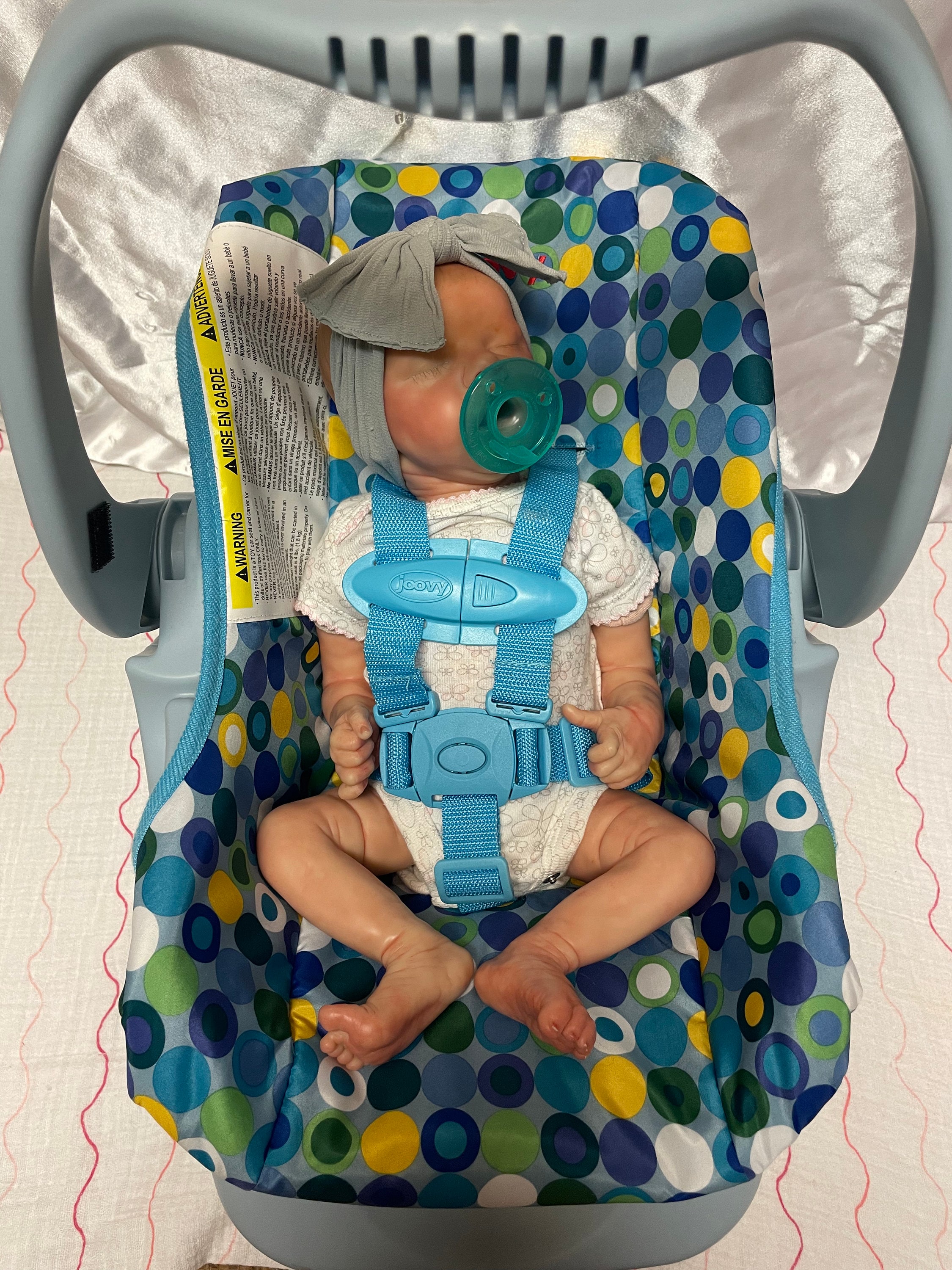 Reborn Baby Stroller Blue Joovy Car Seat Joovy Toy Booster