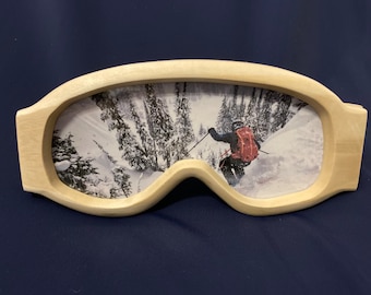 ski goggle picture frame