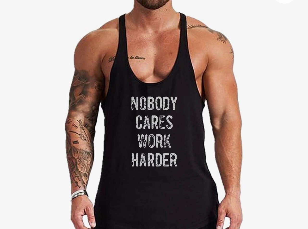 Nobody Cares Work Harder Bodybuilding 