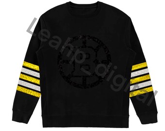 Boston Bruins gold glitter Inspired Crewneck