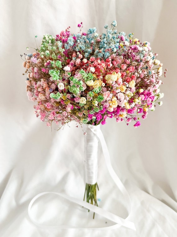 Baby's Breath, Gypsophila Preserved Pink Color, Dried Flowers