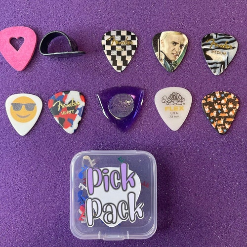 Custom Aluminum Guitar Pick With Heart Cut Out and Space for Etsy