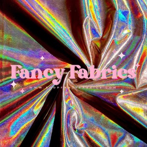 Ready To Ship | Bronze | Holographic 2.0 | 2 Way Stretch | Bow Making | Apparel | Holographic Fabric | Fast Shipping | USA