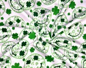 Lucky Smiles DBP Double Brushed Polyester 4 Way Stretch St. Patrick 39 s Day Clothing Bows