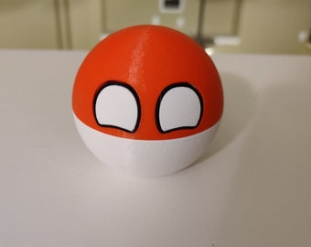 Countryballs 3D Printed Models/Desk Art (Poland)