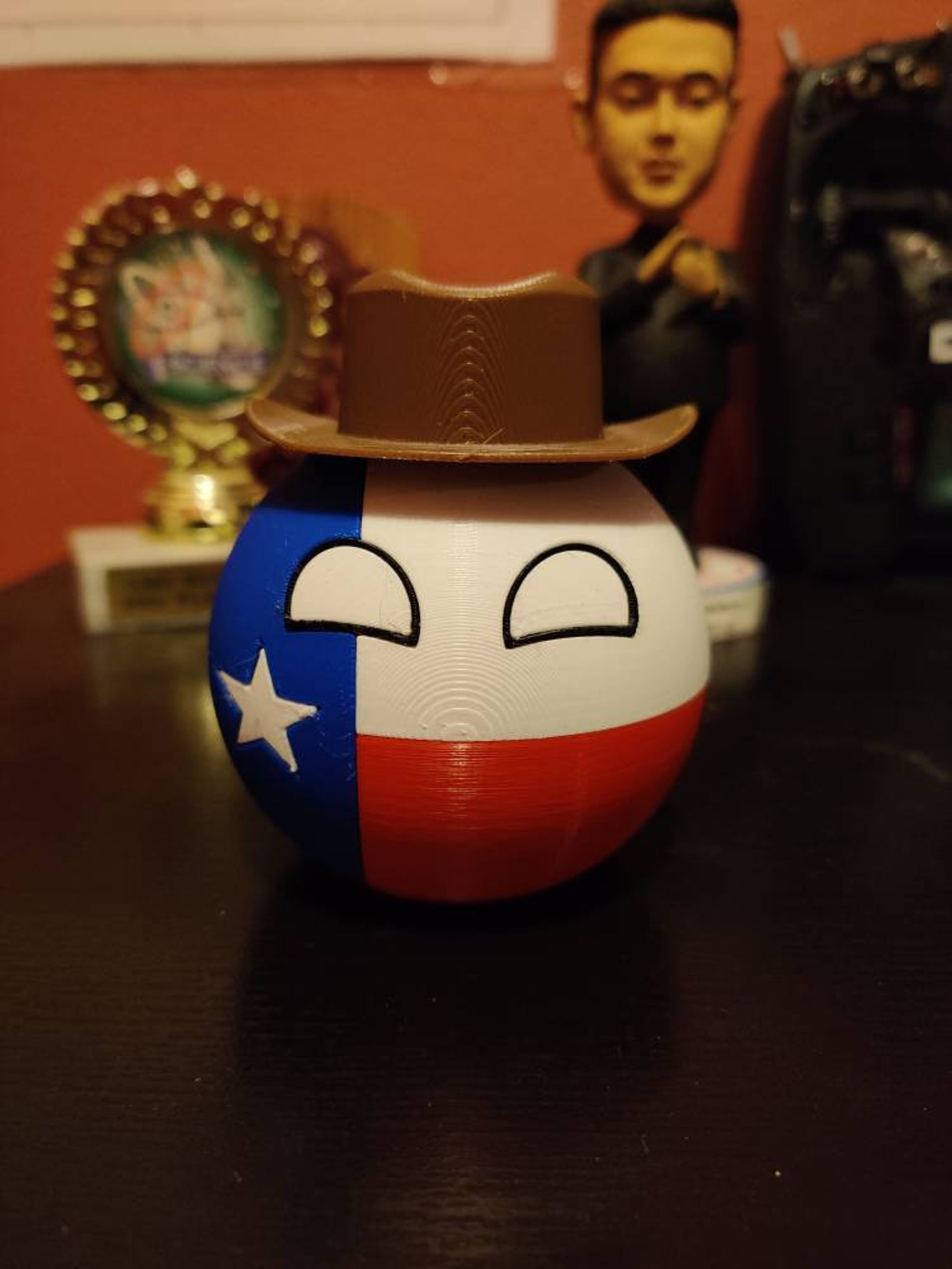 Countryballs 3D Printed Models/desk Art (texas) - Etsy UK