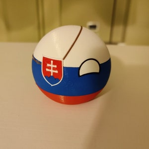 Countryballs 3D Printed Models/Desk Art (Slovakia)