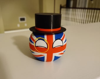 Countryballs 3D Printed Models/Desk Art (UK)