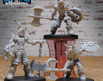 Young Barbarian DND Miniatures Savage Attack Collection Dungeons and Dragons Mini Resin 3d Printed Pirate