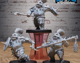 Spike Sadist Set of 3 DND Miniatures Void Incarnate Collection Dungeons and Dragons - Lovecraft Cthulhu Cosmic Horror