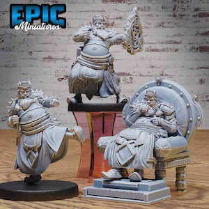 False Emperor Set of 3 DND Miniatures Legends of the East Collection Dungeons and Dragons Mini Resin 3d Printed