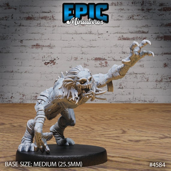 Miniature GHOUL / RE-SIZED De NEXT LEVEL MINI - Référence G291 - Pour Jeux Ou Collection